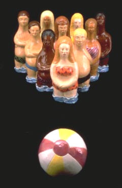 Bathing Beauties: 14"x36"x96"