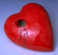 Broken Hearted V: 6"x8"x11"