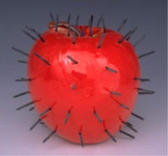 Prickley Apple I: 7"x7"x7"